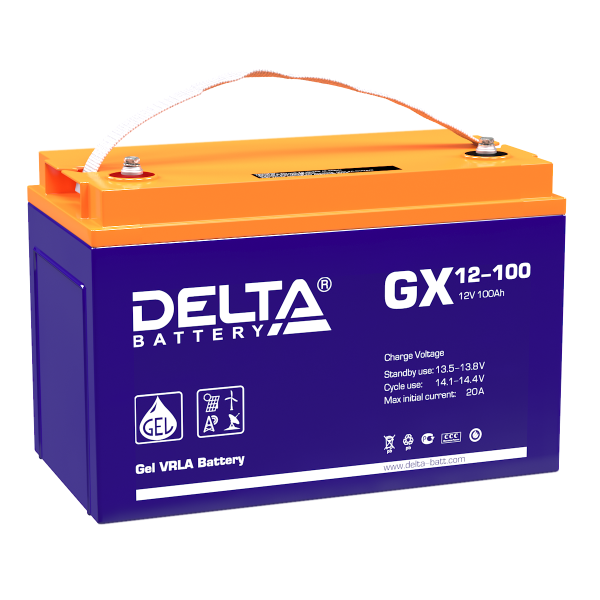 Аккумулятор для ИБП Delta Battery GX 12-100 12 В 100 Ач