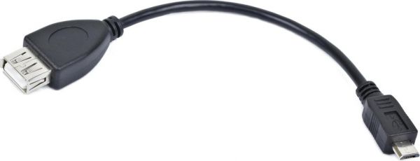 Интерфейсный кабель Gembird Cablexpert AF/MicroBM A-OTG-AFBM-001 0.15 м