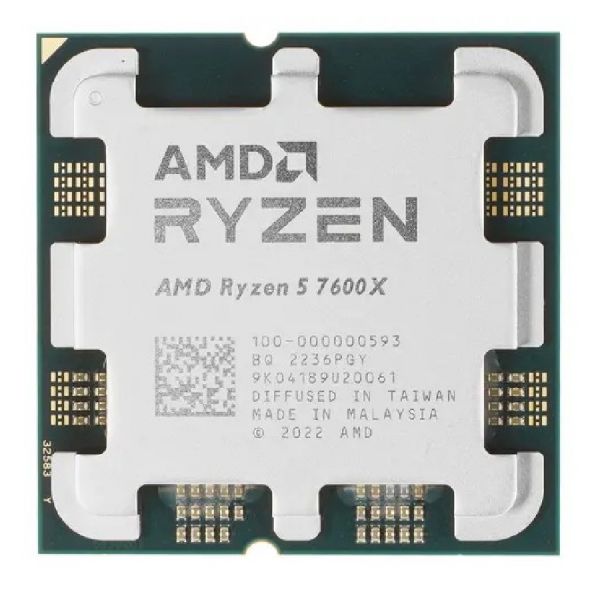 Процессор AMD Ryzen 5 7600X 4.7 ГГц и 5.3 ГГц в режиме Turbo ГГц BOX (без кулера) [100-000000593woz]